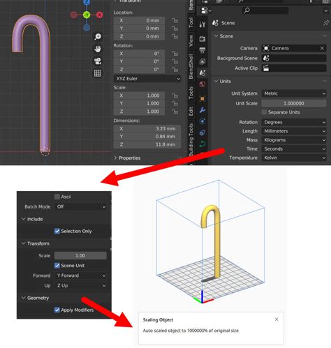 blender stl scale|blender print3d export scale.